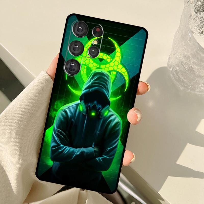 Символ Биоопасности Для Samsung Galaxy S23 S22 Ultra S21 S20 FE S8 S9 S10 Note 10 Plus Note 20 Ultra Чехол для Телефона