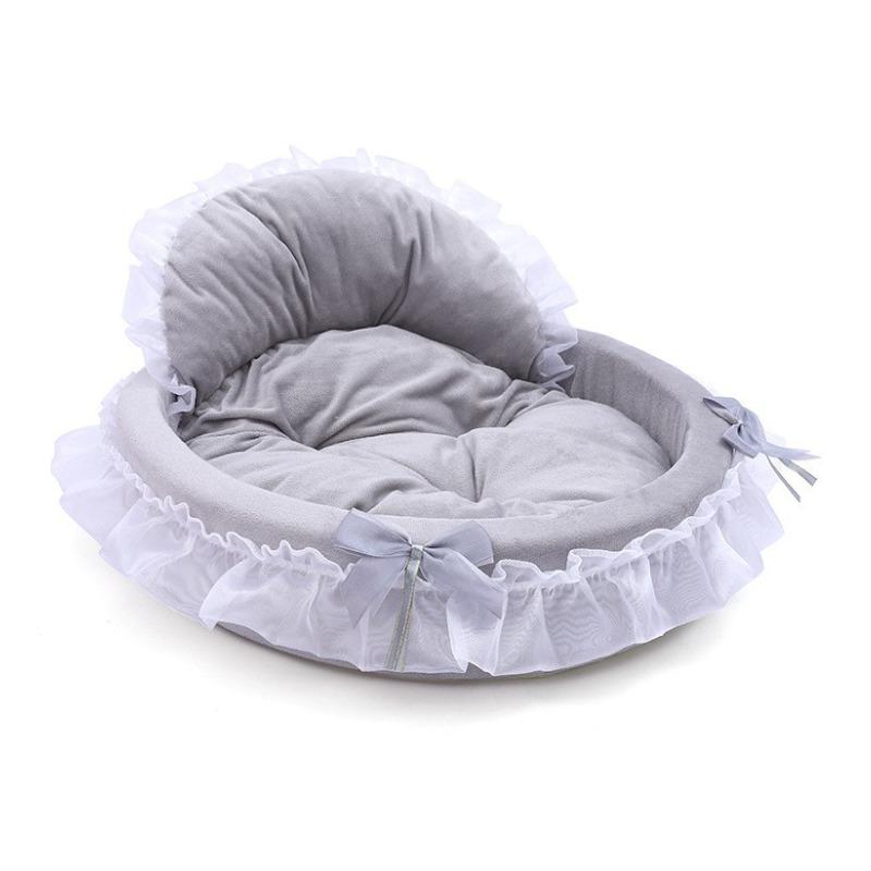 New Cute Princess Bed Pet Nest Cat Supplies Cat Kennel All Seasons Soft and Comfortable Dog Kennel