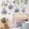 Removable Wall Mural DIY Wall Art NEW Potted Plant Decals  Home Decor