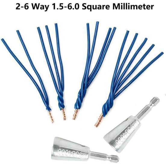 Инструмент для зачистки проводов, инструмент для зачистки кабеля с шестигранным хвостовиком 1/4 дюйма, инструмент для зачистки проводов, Twister, гайка для проводов, Twister, вращающийся разъем для провода