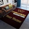Name Custom Washington Commander Carpet Rug for Living Room Bedroom Home Sofa Decoration,Kids play Non-slip Floor Mat