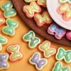 10 шт. акриловые УФ-двойные цветные стерео бусины с бантом DIY ювелирные аксессуары материалы для изготовления браслетов и сережек