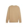 Puma Solid Color Logo Casual Loose Knit Crewneck Sweatshirt Men Sweatshirt Khaki 681288-83