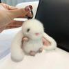 Cute Oudiao Velvet Long Eared Rabbit Doll Childrens Toys Plush Pendant Bags Schoolbag Keychain Hanging Drop Party Favors Gifts