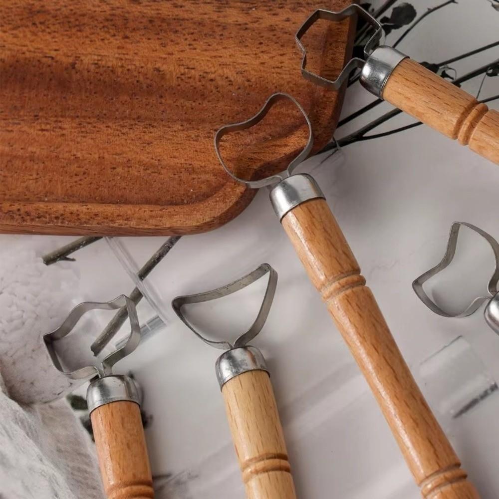 5 шт./комплект Сменные Инструменты для Керамики DIY Ремесленный Соскребающий Инструмент Рукоятка для Керамики Инструмент для Формирования Рукояток Инструмент для Создания Текстуры Скульптуры Моделирования из Глины