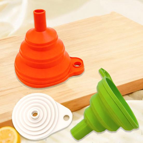 Складная воронка Yousheng для кухни, пищевой силикон, легко моется, для бутылок, флаконов, парфюма