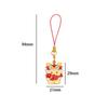Zodiac Dragon Year Phone Charm Chinese Dragon Phone Lanyard  Festival Decoration