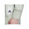 adidas Американский ретро-спорт повседневный свитшот с длинным рукавом и круглым вырезом унисекс толстовка льняная-зеленая IT6394