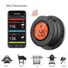 AT-02 Grill Smart Wireless Meat Thermometer for Oven BBQ Smoker Kitchen Digital Bluetooth Barbecue Temperature Gauge Tools
