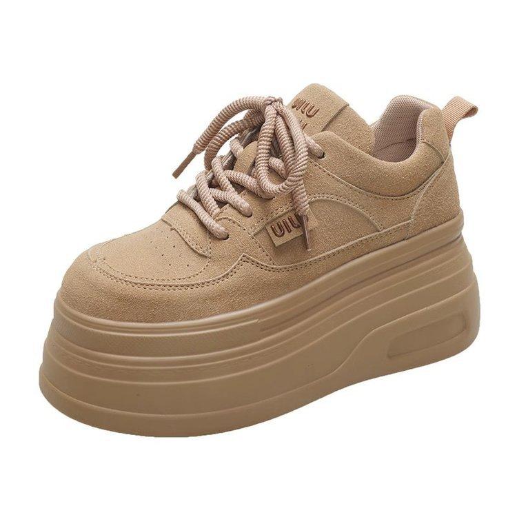 Маленькие мужские туфли для папы, увеличивающие рост на 8 см, женские, осень 2024 г., новые универсальные туфли с мягкой подошвой, повседневная спортивная обувь