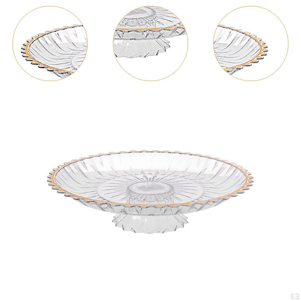 Подставка для торта, тарелки для хлеба, демонстрационная тарелка для десерта, прозрачная тарелка для овощей, поднос для хранения продуктов