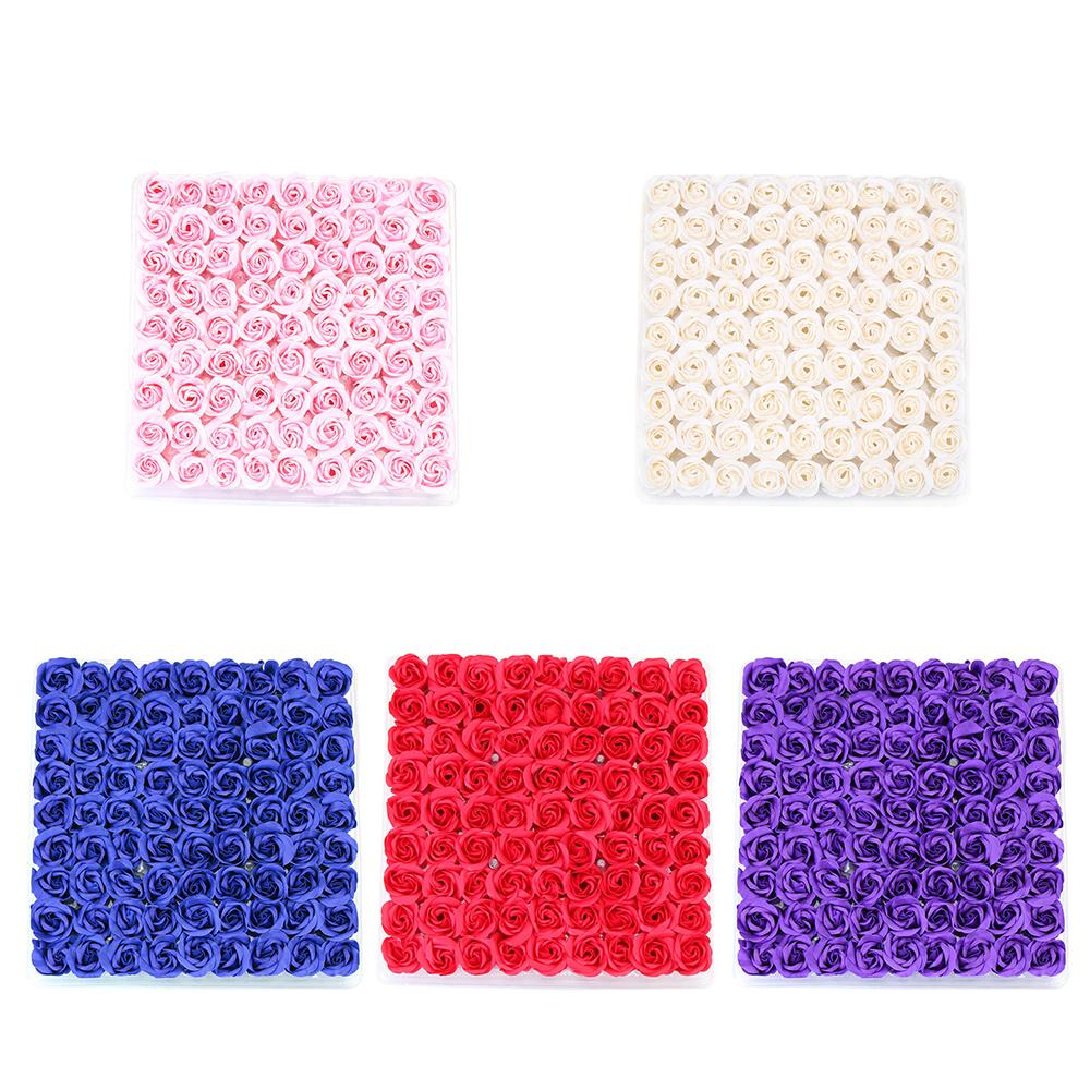 Свадебный декор Рождественская роза Мыльная роза Роза с медведем Искусственный декор Мыло для ванны Лепесток