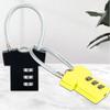 Steel Wire Password Lock 3 Digit Suitcase Luggage Coded Lock Multifunctional Security Lock