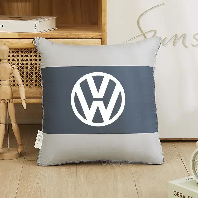 For VW Volkswagen Jetta MK5 Golf Car Seat Cushion Quilt Blankets Throw Pillow Two-in-one for Volkswagen Golf Passat Jetta Touare