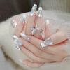 Elegant and high-value hand-worn nail pads Butterfly nail art finished products Removable fingernails False nails U75