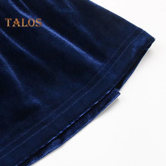 Женские топы с V-образным вырезом, длинным рукавом, однотонный пуловер, свободный покрой, отделка рюшами, бархатная рубашка