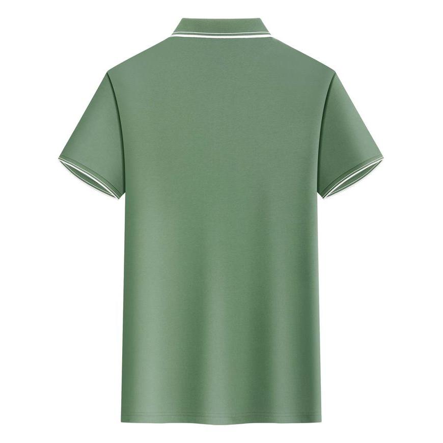 Callaway 2025 Летняя мужская и женская вышитая рубашка-поло Ice Skin Plain Solona Cotton с цветным воротником и блоками