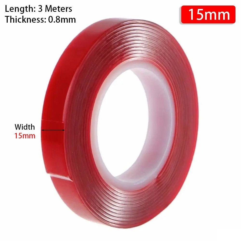 3 метра/рулон Ширина 6-50 мм Двусторонняя лента Для автомобиля телефона планшета ЖК-экрана стекла