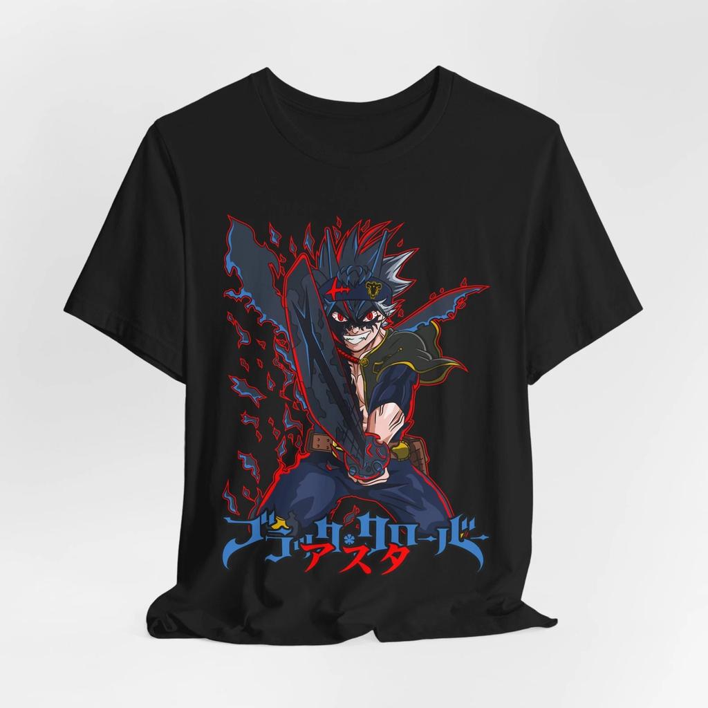 Asta Demon Form tee | Anime Magic Sword, Dark Energy Design