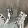 Весна Новые Женские Ботильоны с Острым Носком Элегантные Женские Туфли Челси на Тонком Низком Каблуке Короткие Ботинки из Мягкой Кожи Размер 35-41