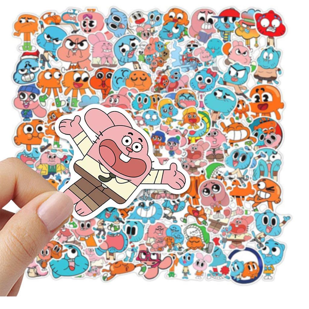 Randomly Send 100 Cartoon Stickers To Decorate Refrigerators, Scooters, Water Cups, DIY Personalized Stickers