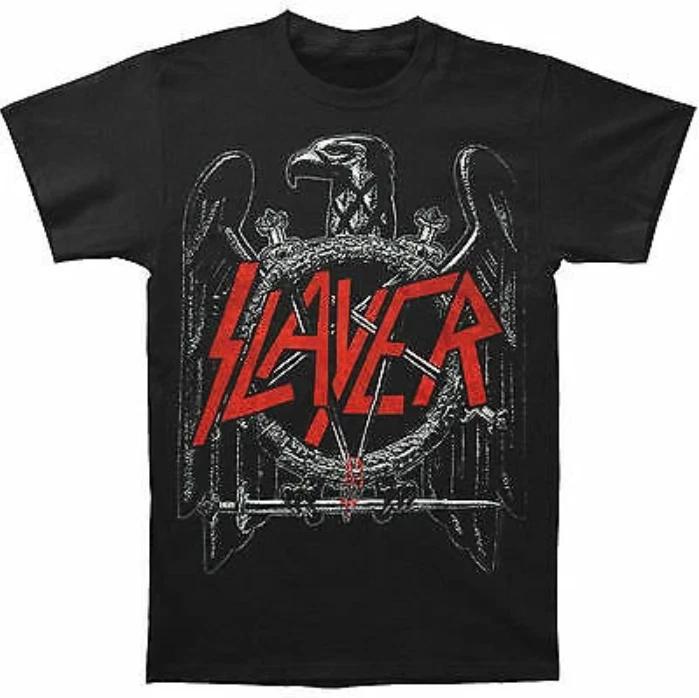 Slayer Black Eagle Pentagram T-Shirt | Gothic Metal Punk Band Tee Fast Shipping