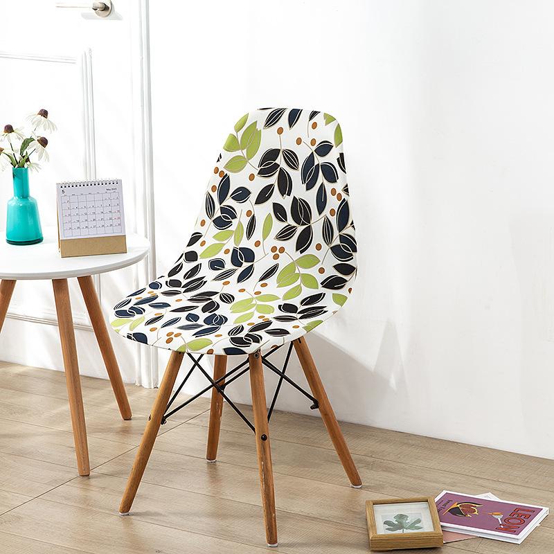 1 шт. Роскошный эластичный волокнистый чехол для стула Eames, противообрастающий съемный чехол для стула для свадьбы, столовой