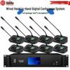 Проводная конференц-микрофонная система HuiDu HD-8999S с гибкой стойкой (Китайская версия)