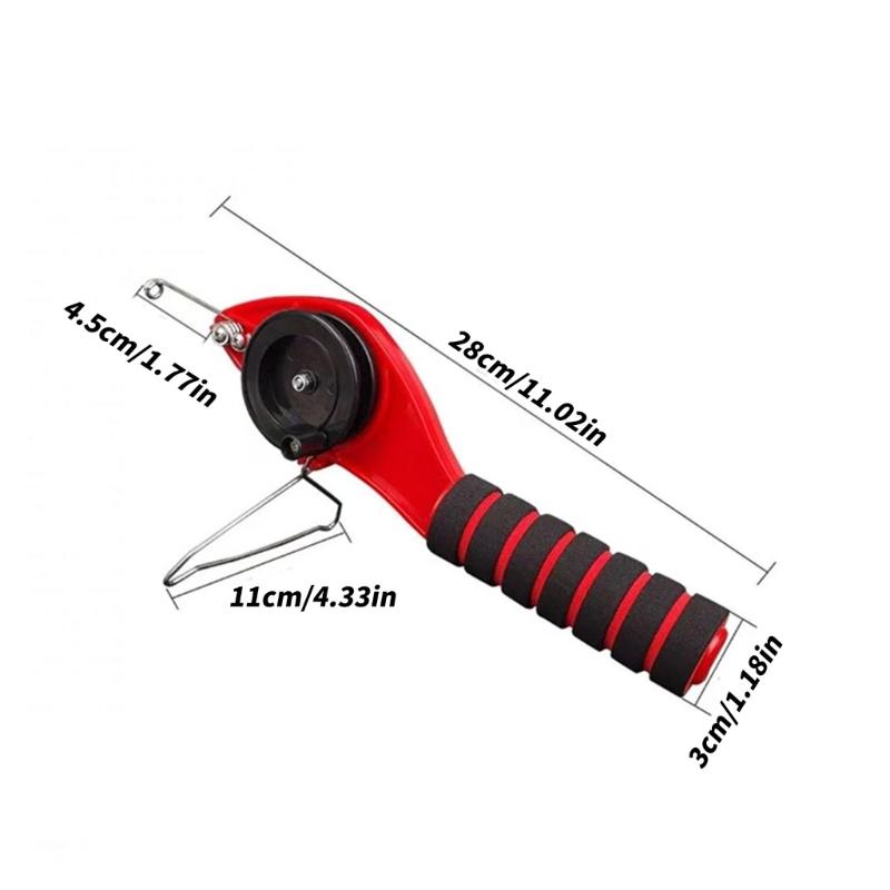 Портативная удочка для зимней рыбалки, компактная, 30 см, складная конструкция, с держателем для катушки, леска ABS, для зимней рыбалки на открытом воздухе