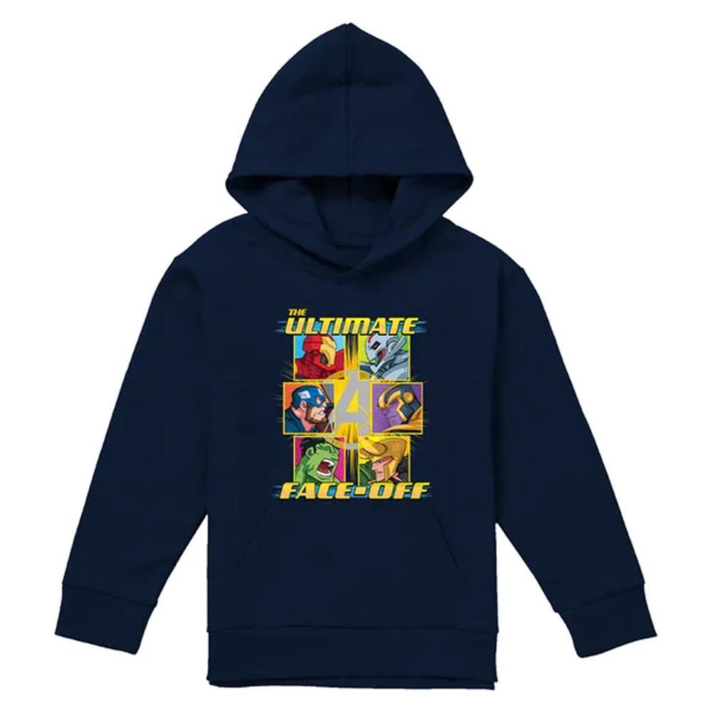 Avengers Childrens/Kids Face Off Pull Over Hoodie
