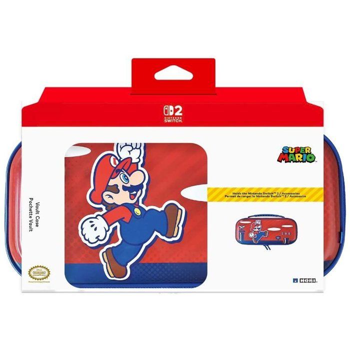 Housse de transport Mario - Nintendo Switch 2 - Hori - Motif Mario