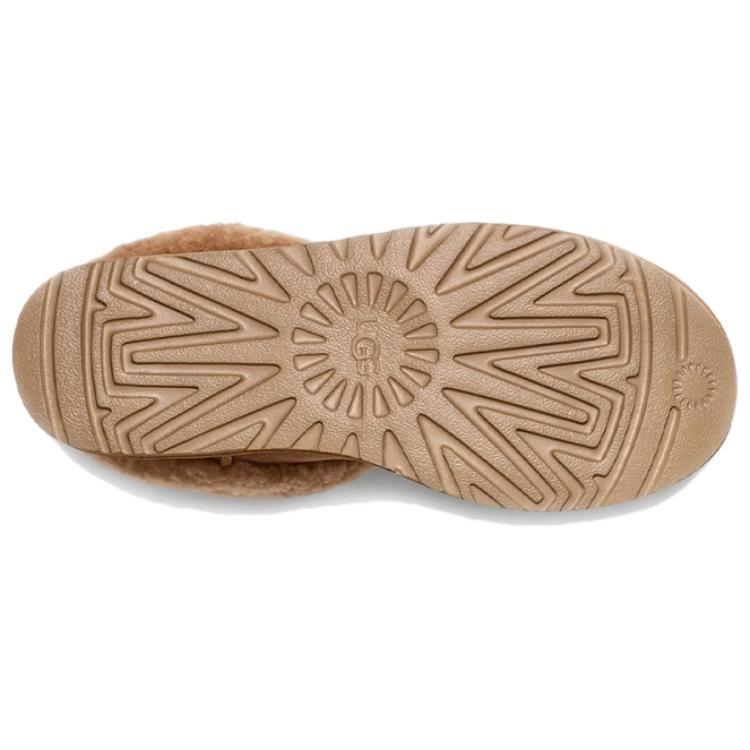 UGG Классический ультра мини макси кудрявый ботинок каштановый (Женский) Женские кроссовки 1158263-CHE