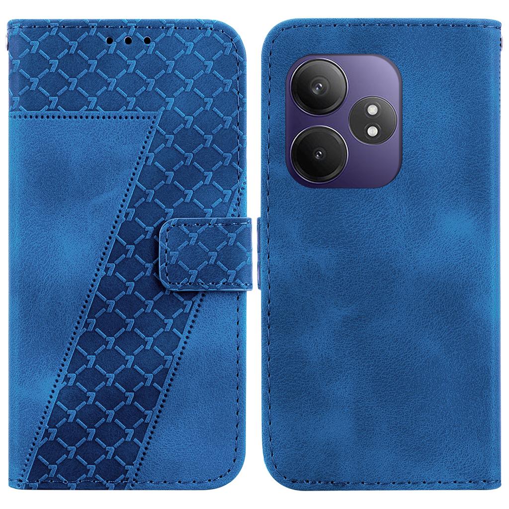 Чехол-подставка для Realme GT Neo6 SE 5G/Neo6 5G/6T 5G/6 5G с тиснением 7-образной формы, кожаный чехол для телефона