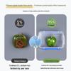 Прозрачный прямоугольный пластиковый контейнер для хранения продуктов ZISIZ