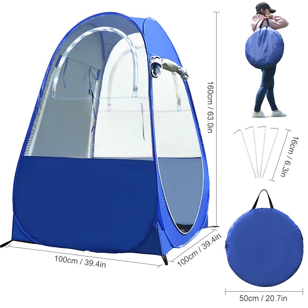 Портативная уличная рыболовная палатка Защита от УФ-лучей Палатка Pop Up Одноместная палатка Автоматическая мгновенная палатка Палатка с защитой от дождя Окна