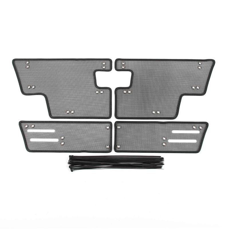Middle Screening Mesh Front Grille Mesh For Toyota Alphard 2019-2024 Front Grille Net Cover Stainless steel Car Accessories