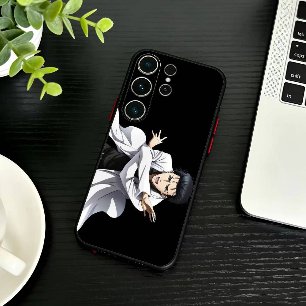 Чехол для телефона STEINS GATE F-Rintaro O-Okabe для Samsung S26,S25,S24,S23,S22,S21,S20,S30,Ultra,Plus,Fe,Note,5G Черный