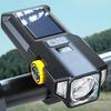 Bicycle Headlight Adjustable Zoom Rechargeable Lightweight Waterproof MTB Road Mountain Bike Night Riding Warning COB Front Lamp