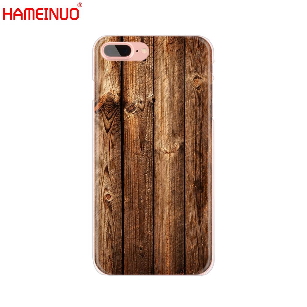 Чехол для мобильного телефона HAMEINUO с текстурой дерева, чехол для iPhone X 8 7 6 4 4S 5 5S SE 5c 6s plus