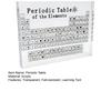 Прозрачная акриловая периодическая таблица элементов, орнамент, 83 вида реальных элементов и акриловая подставка, инструменты для изучения химии, диаграмма для