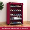 Multi-Layer Steel Shoe Rack: Dustproof, Economical Storage Solution for Dorms and Homes