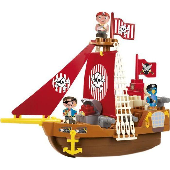 Pirate Ship - Construction Game - From 18 Months - ABRICK