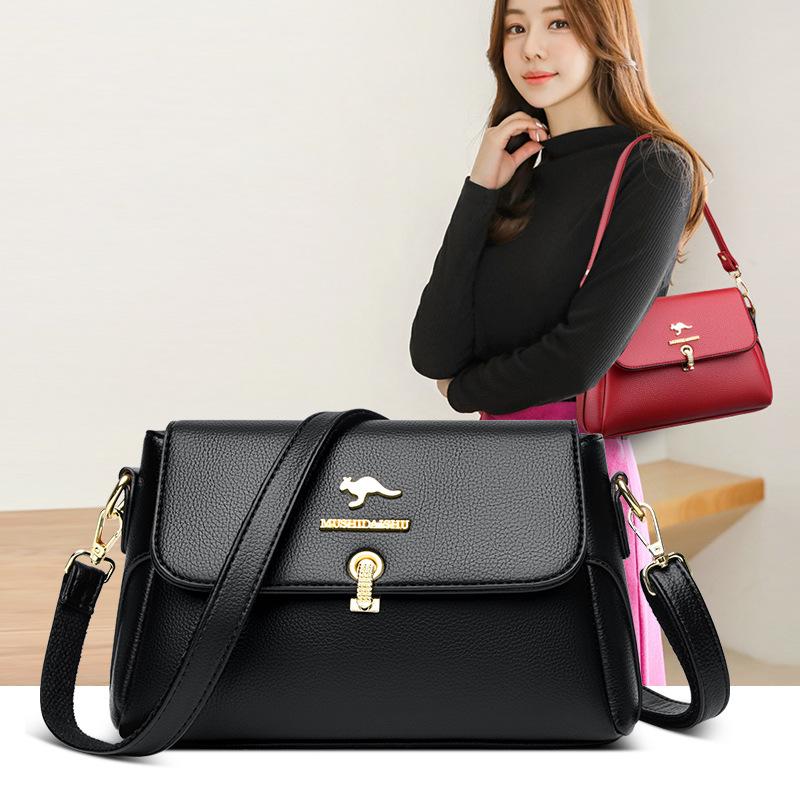 Fashion Mom Simple Shoulder Bag Multifunctional Large Capacity Crossbody Underarm Bag