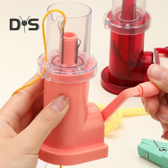 Ручная намотка шнура, компактный размер, эффективный органайзер для вязания шнура, портативная вязальная машина для самостоятельного изготовления катушек