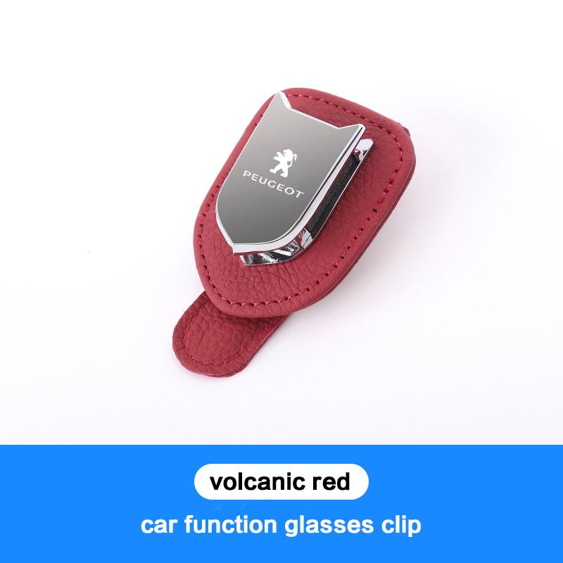 Car Glasses Clip Sun Visor Auto Eyeglasses Holder Cards For Peugeot 408 308 5008 208 2008 3008 Landtrek Rifter 508 108 Valve cap