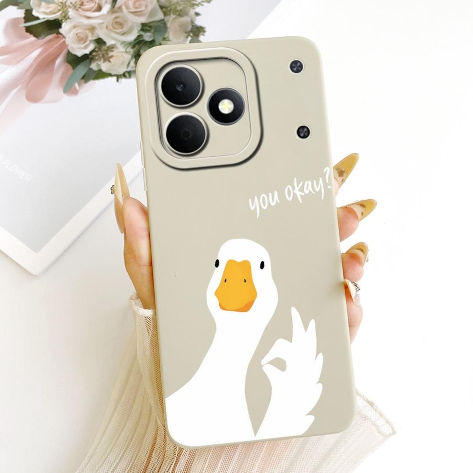 For Realme Note 80 RMX5388 Cute Cat Flower Cartoon Phone Case For Realme Note80 4G Soft Silicone Covers Bumpers