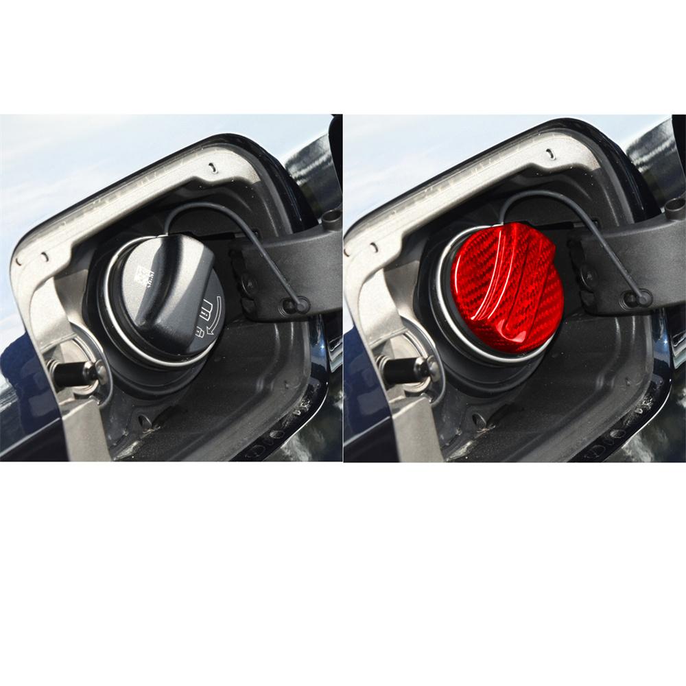 Carbon Fiber Fuel Tank Cap Cover For BMW 1 3 4 5 6 7 Series E39 E46 E70 E90 Red