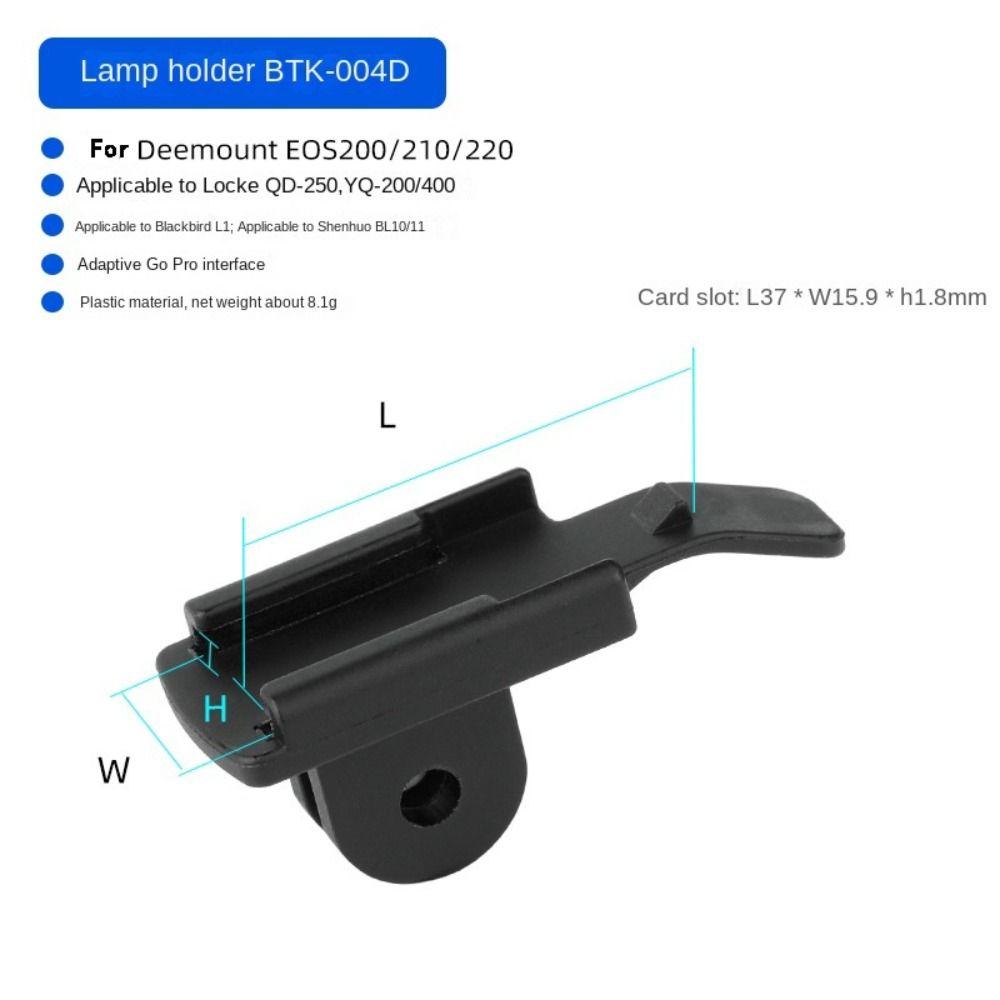 Aluminum Alloy Bicycle Front Light Holder Black Red Camera Stand for GoPro/ Brompton Cycling