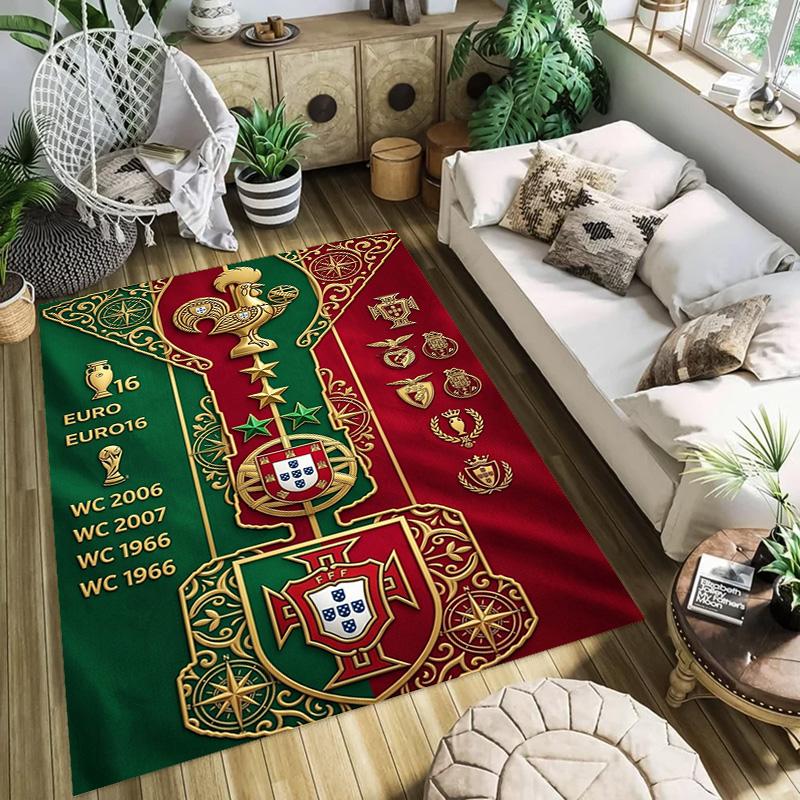 Portuguese Heritage Emblem carpet Doormat Home Decor Bathroom mat Protective pad Room