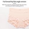 4PCS/Lot High Waist Tummy Large Size Women's Briefs Elastic Waistband Full Hip Wrap Thin Fit Panties Plus Size Women's Underwear #410